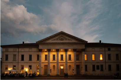 Teatro Sociale di Como e Chiesa di San Provino